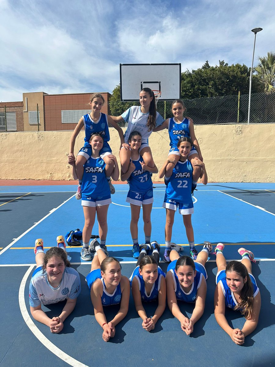 💪🏻 Gran victoria del Infantil Femenino 🆚 <a href="/eltoyobasket/">El Toyo Basket</a>.

#123SAFA 💙🤍