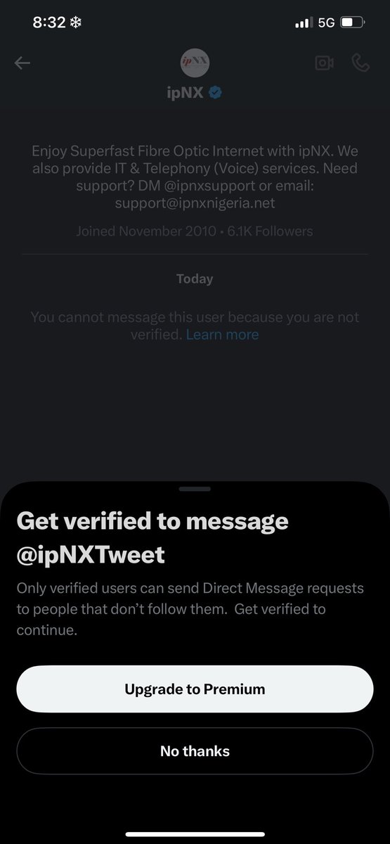 euphycole's tweet photo. @ipNXTweet this is the response i am getting trying to DM you. I am already following you by the way! https://t.co/8zA5e6c6vD