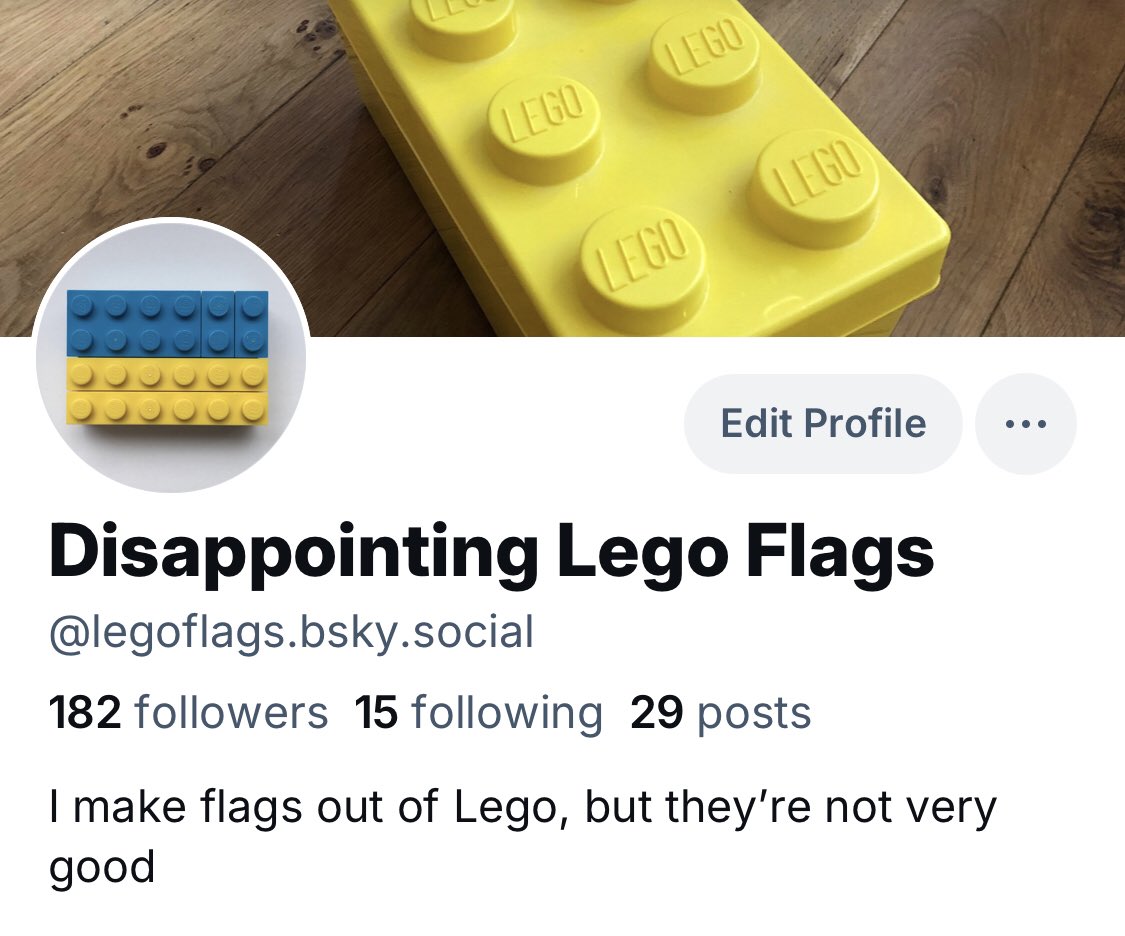 Disappointing Lego Flags tweet media