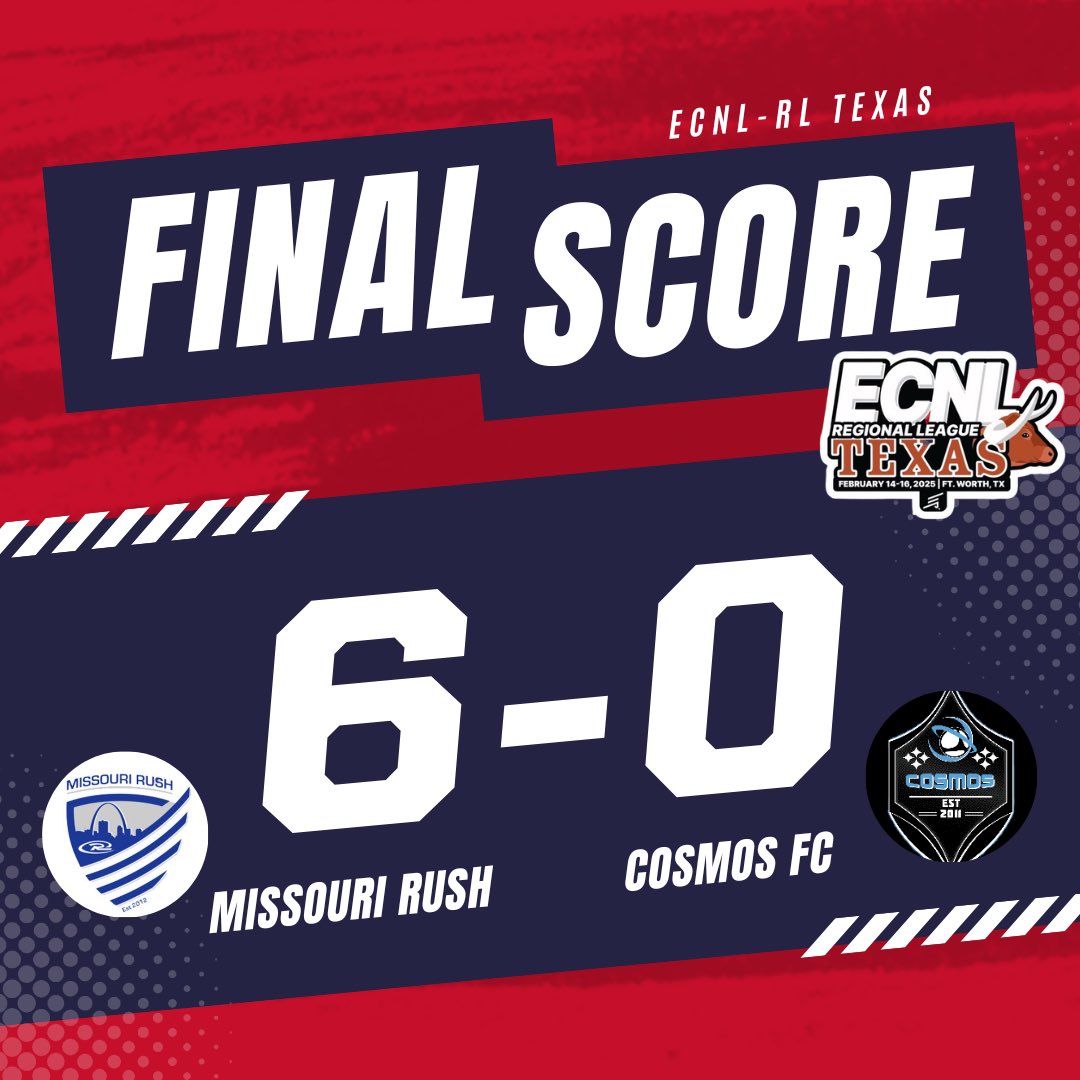 Game #2 and another win, 6-0
#ECNLRLTX 

Berkley ⚽️
Emma ⚽️⚽️
Lainey ⚽️
<a href="/rowyn_blanke/">rowyn blanke</a> ⚽️🅰️
<a href="/Natbeck2727/">Natalie Beck</a> ⚽️🅰️
<a href="/lizziewill05/">Lizzie Williams</a> 🅰️🅰️
Another day of solid defense &amp;
Clean sheet for <a href="/CoraDooley2027/">Cora Dooley</a> 🧤

<a href="/ImYouthSoccer/">ECNL/GA/Recruiting/College Soccer</a> <a href="/morush_ecnl/">MORush_ECNLRL</a> <a href="/MoRushSoccer/">Missouri Rush</a> <a href="/ECNLgirls/">ECNL Girls</a> <a href="/TheECNL/">The ECNL</a>