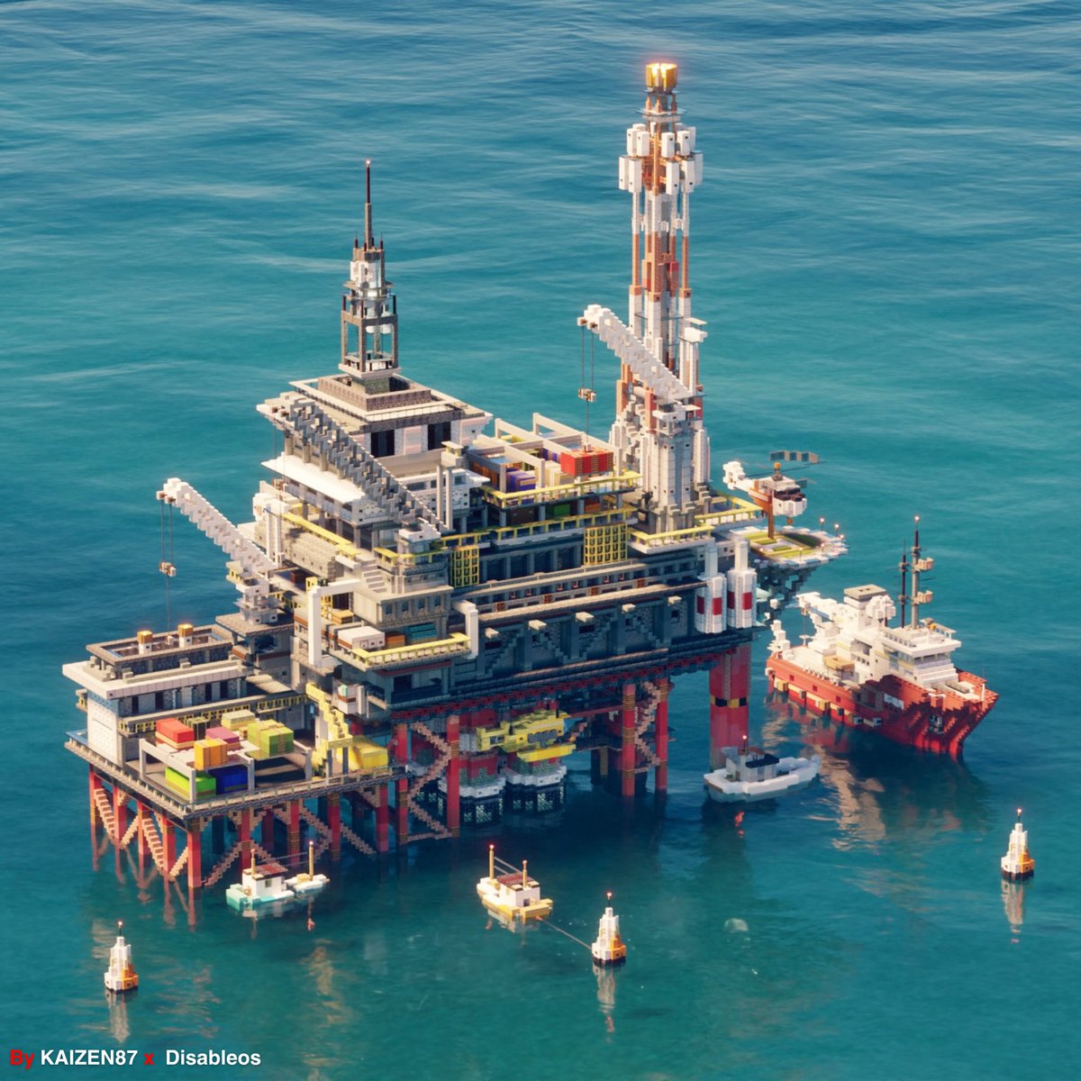 Oil Rig 

#Minecraft #Minecraftbuilds #minecraft建築コミュ