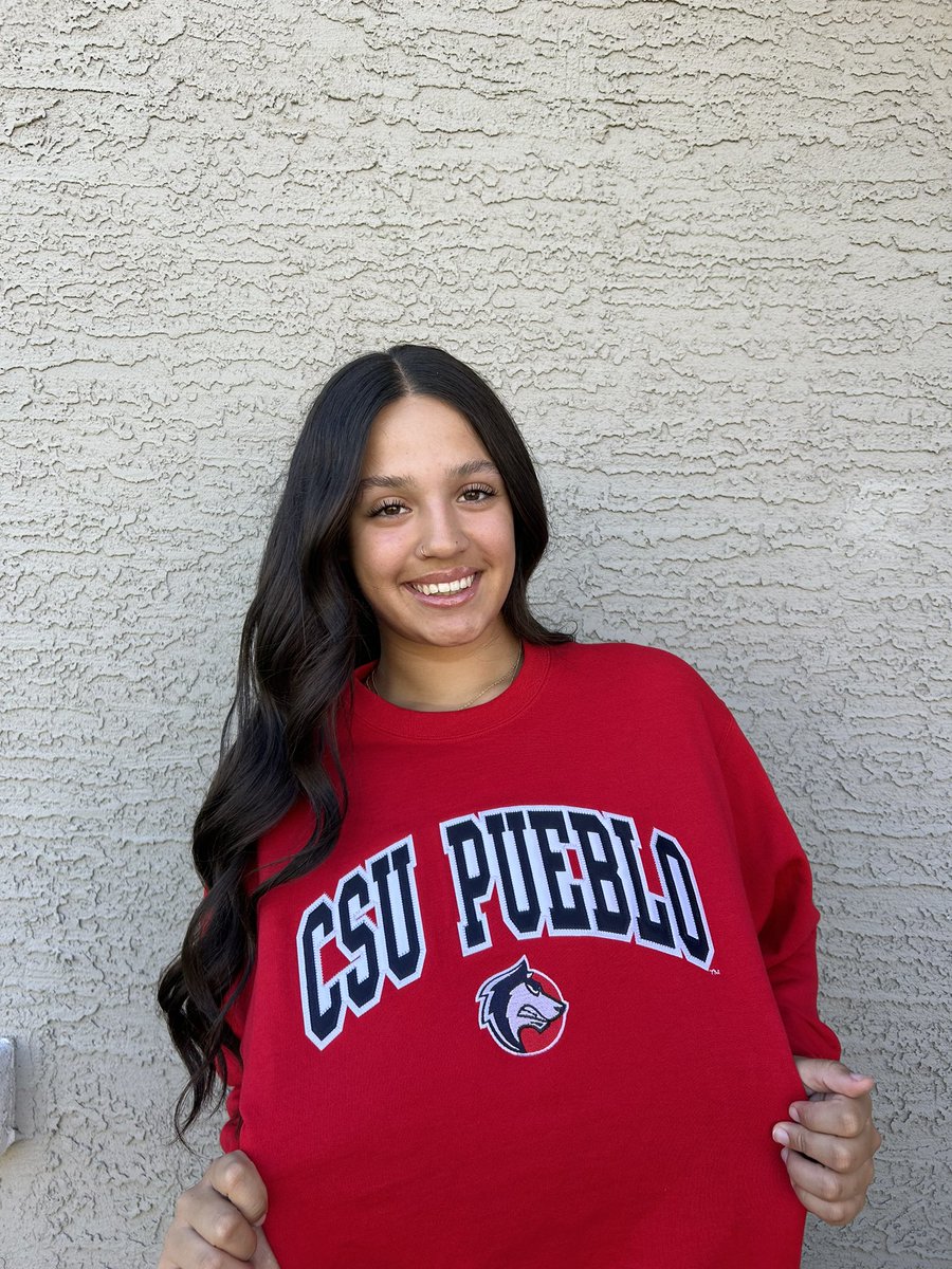 andreag2026's tweet photo. I am so blessed and grateful to announce my verbal commitment to Colorado State University Pueblo to further my athletic and academic career! Thank you to everyone who has supported me and helped me get to this point! Thank you to Coach B and Coach Ben for this opportunity! https://t.co/LEEjKn6Vms