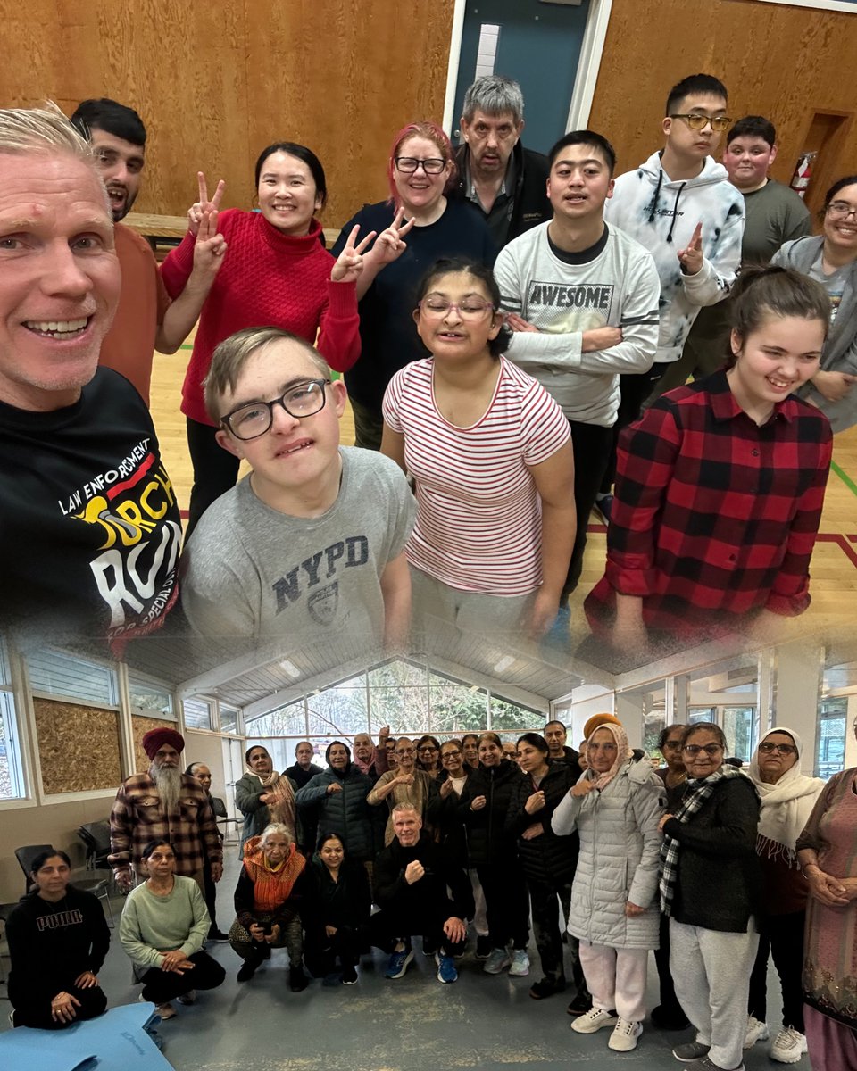 daleq2075's tweet photo. Great start to the weekend, C1st coaching @SpecialOBC Friday night club fit, Saturday am teaching cardio boxing with Age Strong Unity South Asian Seniors. Connection with community is everything, enjoy your weekend. #seniors #SOBC #fitness #C1st #copwhocaresποΈββοΈ https://t.co/HtfbTE80SZ