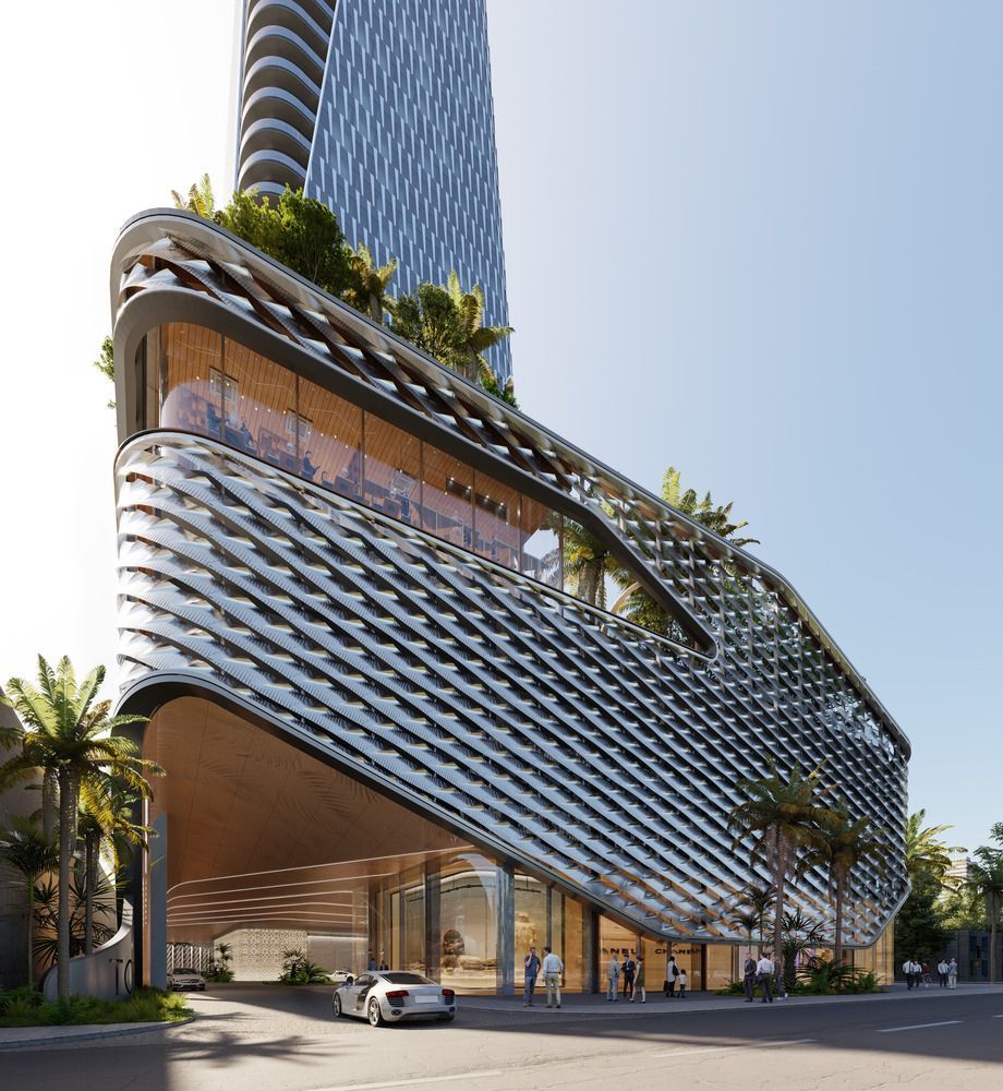Miami is about to get a new skyscraper. Designed by <a href="/KohnPedersenFox/">KPF</a>, the 193-metre (635-foot) Tower 36 will offer "ultra-luxury office space" complete with dramatic views of Biscayne Bay, Miami Beach and the Atlantic Ocean.