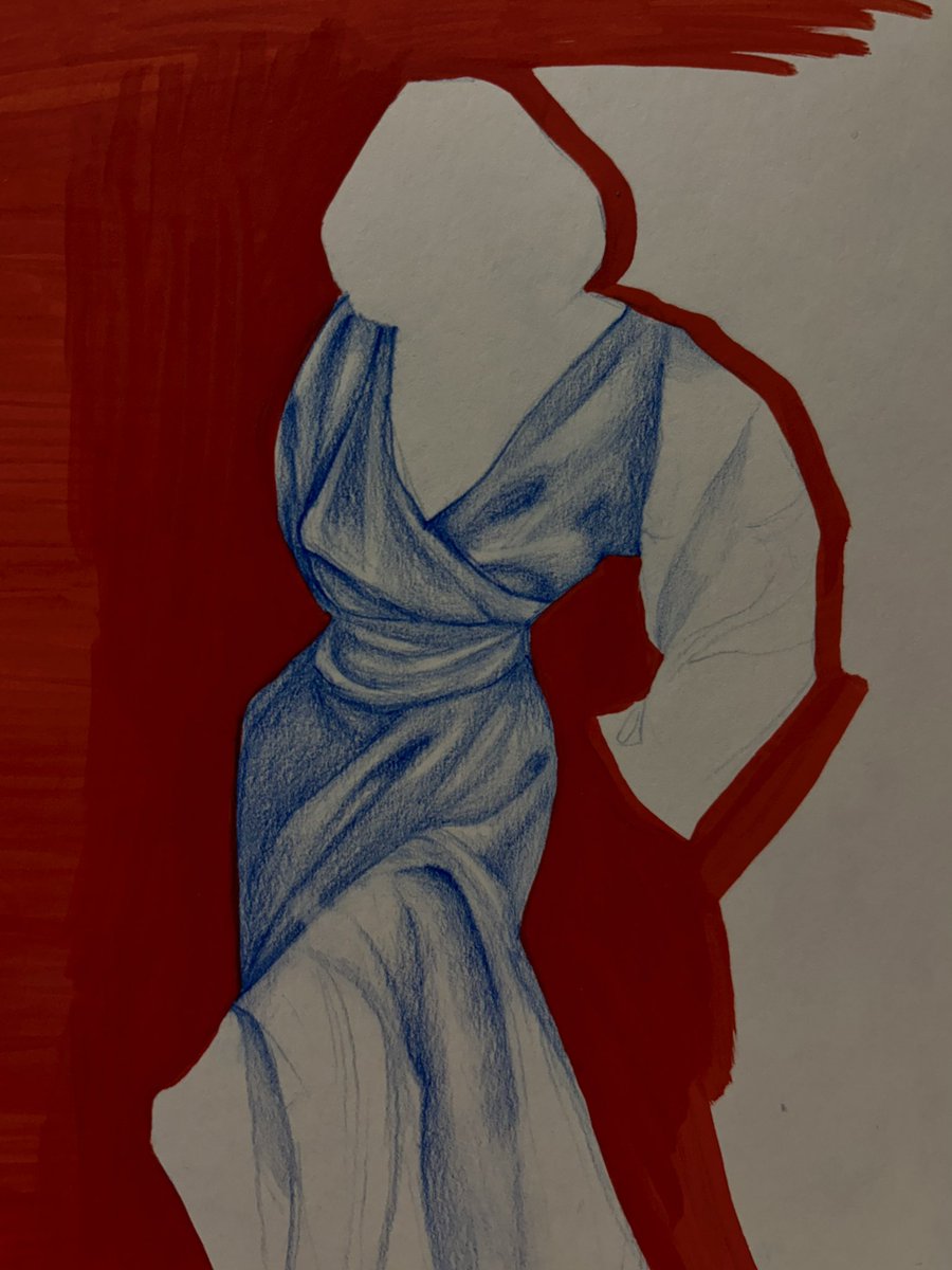 Study sketch from pic I found on pinterest
