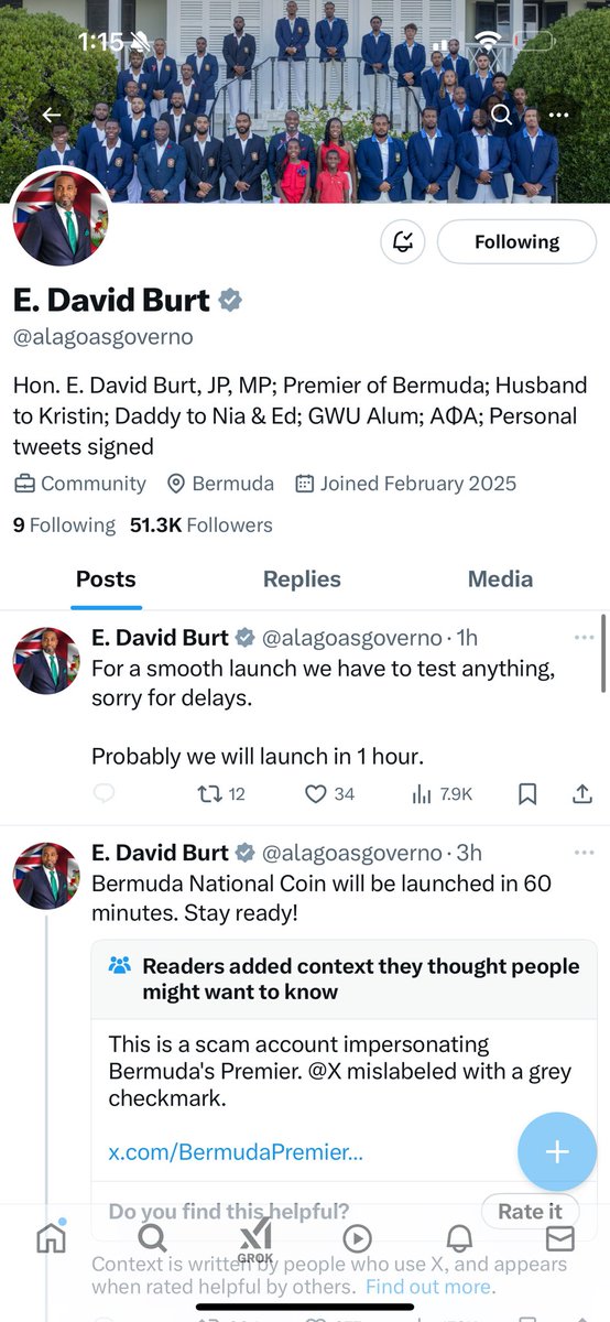 makerphase's tweet photo. Now bermuda Official Just posted a
CA - 5TVptv9L1yDP5JnhYraN9xwsEr8Vh4Gqkb3TqFcHpump
Dont know again we are gonna rug like $libra or what
#rug #real #bermuda #onecrown https://t.co/ZLjMUp5xr0