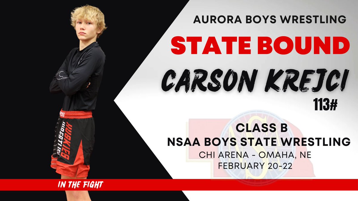 Carson Krejci secures his spot at state!