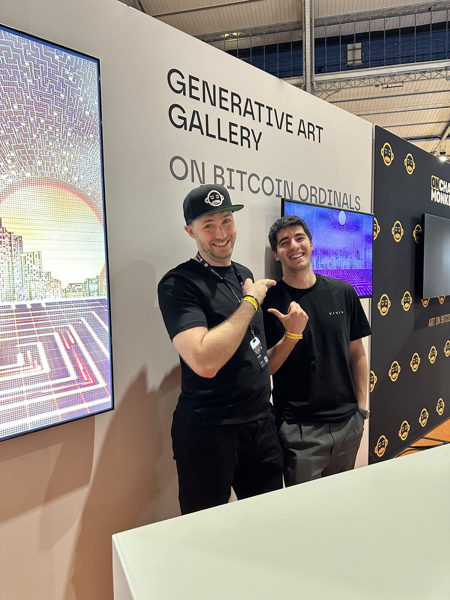 I couldn’t be more bullish about the future of art on Bitcoin than I am right now, especially after <a href="/nft_paris/">NFT Paris</a>!

I spent most of my time at the <a href="/vivid_ordinals/">Vivid Gallery</a> and <a href="/OnChainMonkey/">OnChainMonkey®</a> booths during the main conference, talking with collectors for nearly two full days.

It was an