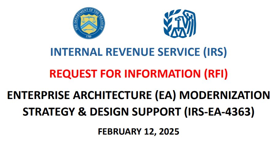 TradexWhisperer's tweet image. 🔴 $PLTR BREAKING

TRUMP to slash 9,000 IRS jobs and replace them with a Modern IT Enterprise Software

The requirements are pretty much tailored for Palantir Platform. Take a look for yourselves 👇