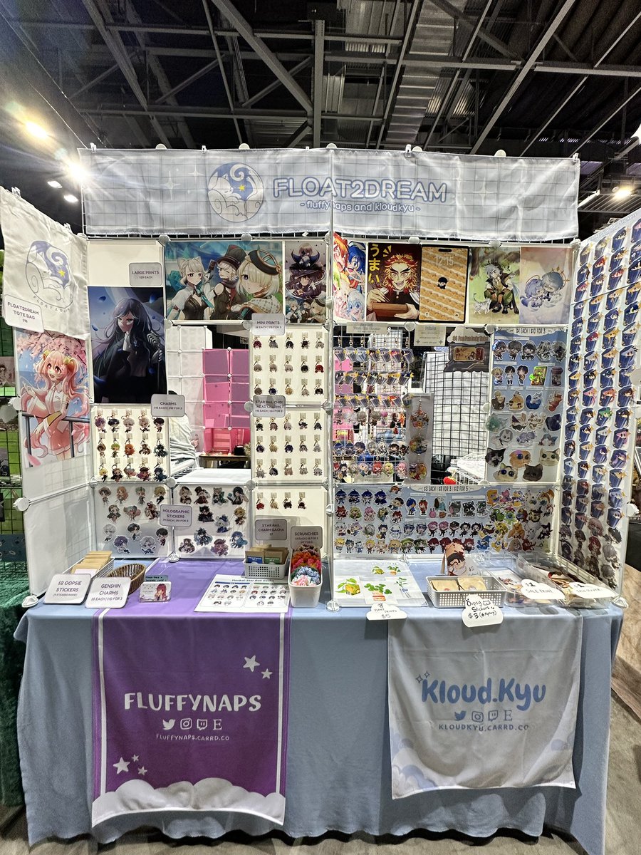 Float2Dream's tweet image. We are here at StocktonCon at table A73!!