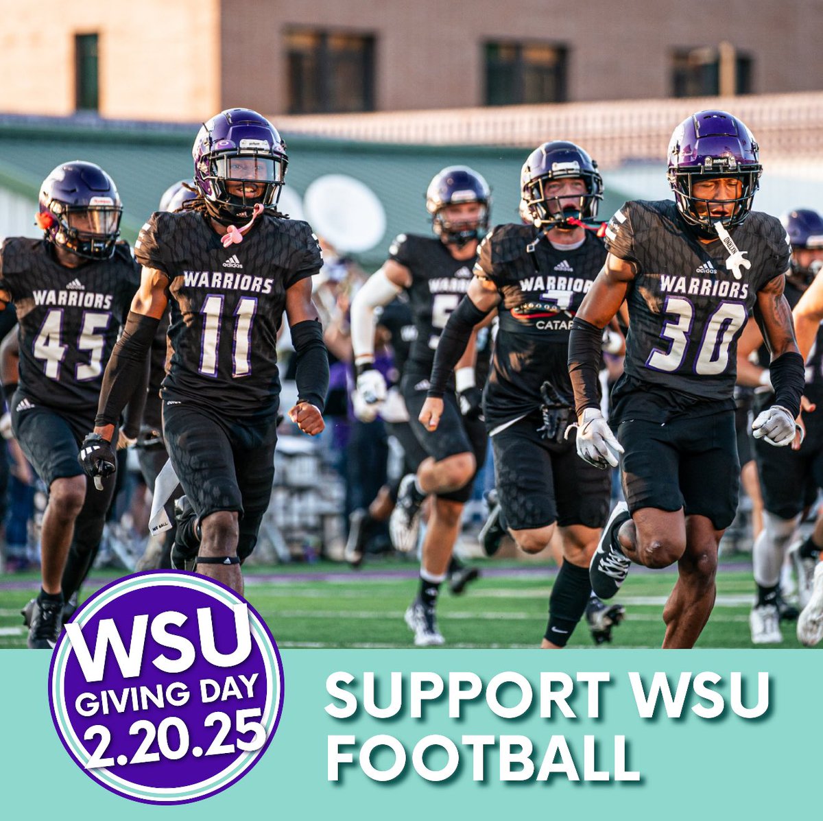 Would love your help in assisting our team. Search “Men’s Football” in the question asking what would you like your donation to support. Every donation has an opportunity to be matched up to $25,000 and help the team. Thank you all for your constant support! Link below ⬇️