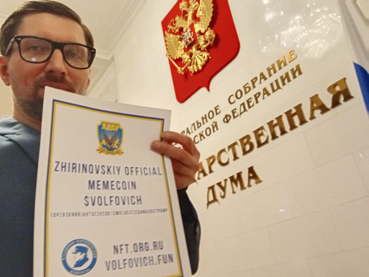 Zhirinovskiy official tweet media