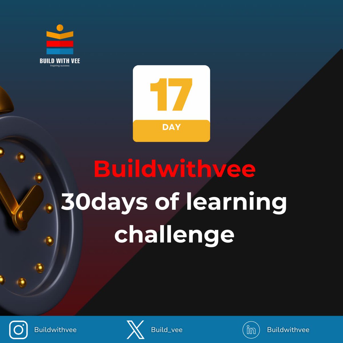 build_vee's tweet image. It&apos;s Day 17 of #30DaysBuildWithVeeChallenge!

Growth happens in the little moments—showing up, learning, and improving daily.
 Let’s keep pushing! 💪 #BuildWithVee #GrowthMindset