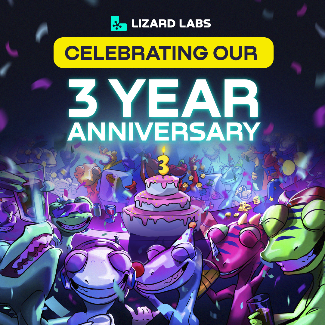 Ethlizards's tweet image. It's been 3 years since the Venture Ethlizards mint! 🥳

This marked the inception of the Lizard DAO, and we have grown so much since then

The industry has evolved too. There were barely any web3 games to play 3 years ago... despite the current sentiment around gaming, we've…