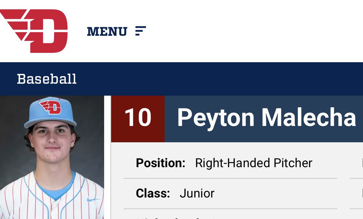 Lobos Baseball alum <a href="/peyton_malecha/">Peyton Malecha</a> strikes out 9Ks in his first D1 start to lead <a href="/DaytonBaseball/">Dayton Baseball</a> to the Win. <a href="/_MPCAthletics/">MPC Athletics</a> #mpcbaseball