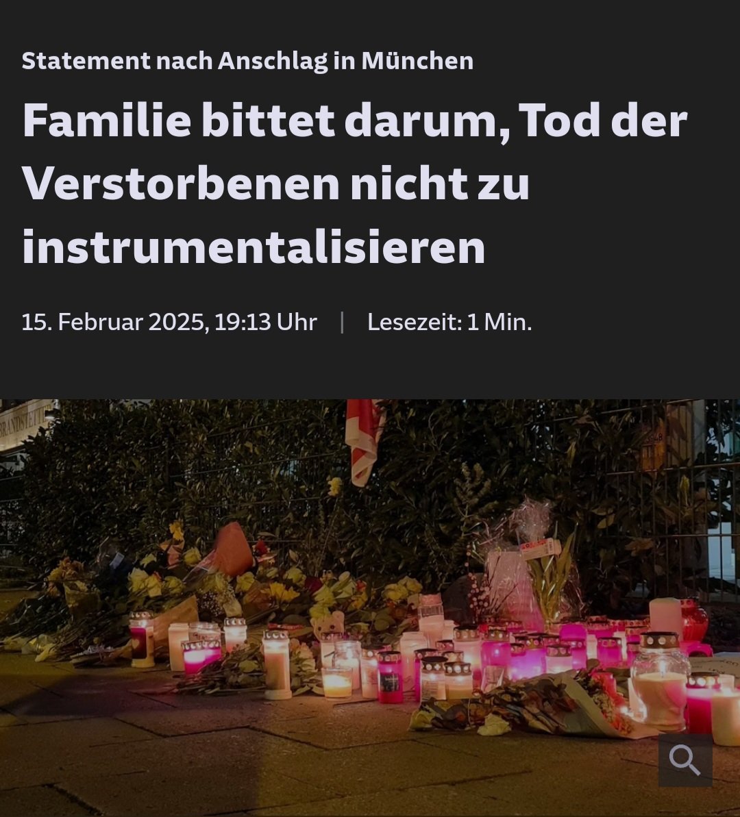 Und da halten sich jetzt bitte alle dran. Danke.