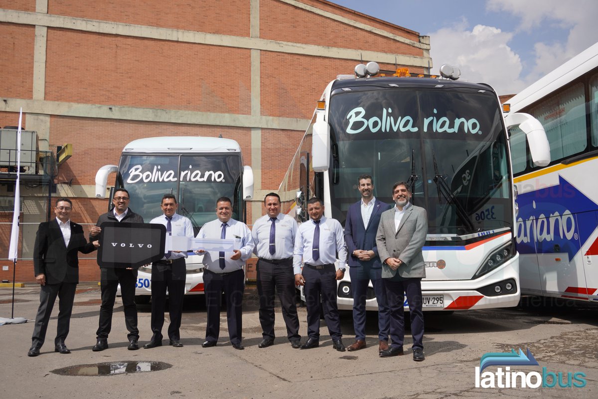 Latinobus (@latinobus) on Twitter photo Una #entregamemorable de @VolvoGroupCol para <a href="/BolivarianoCO/">Bolivariano</a> que recibió 3 nuevos #VolvoB460R #euro6 con todo el despliegue de calidad, seguridad, eficiencia económica y respeto medioambiental de #Volvo
<a href="/TransportePAndi/">Cámara de Transporte de Pasajeros ANDI</a> <a href="/TerminalBogota/">Terminal de Transporte de Bogotá</a> <a href="/MiTerminalCali/">Mi Terminal Cali</a> <a href="/VolvoBusGlobal/">Volvo Buses</a> <a href="/ActiaMexico/">Actia México</a> Una #entregamemorable de @VolvoGroupCol para <a href="/BolivarianoCO/">Bolivariano</a> que recibió 3 nuevos #VolvoB460R #euro6 con todo el despliegue de calidad, seguridad, eficiencia económica y respeto medioambiental de #Volvo
<a href="/TransportePAndi/">Cámara de Transporte de Pasajeros ANDI</a> <a href="/TerminalBogota/">Terminal de Transporte de Bogotá</a> <a href="/MiTerminalCali/">Mi Terminal Cali</a> <a href="/VolvoBusGlobal/">Volvo Buses</a> <a href="/ActiaMexico/">Actia México</a>