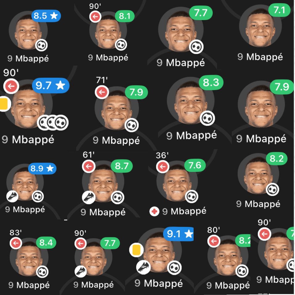 kylian mbappé this season