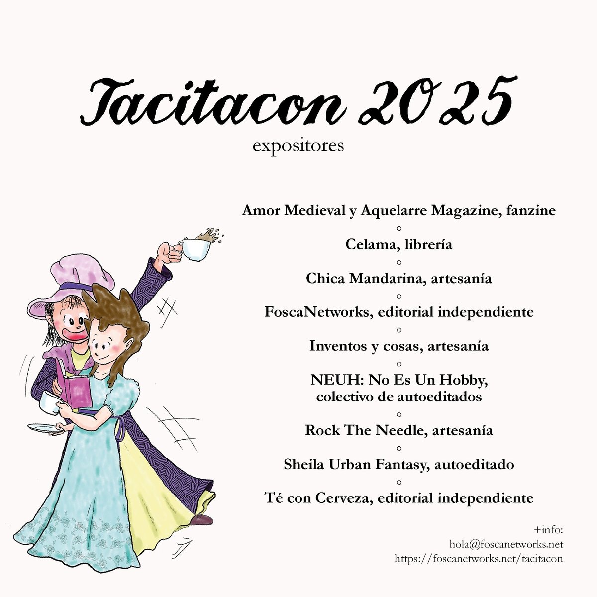 Tenemos actividades y tenemos... ¡expositores!
#Tacitacon