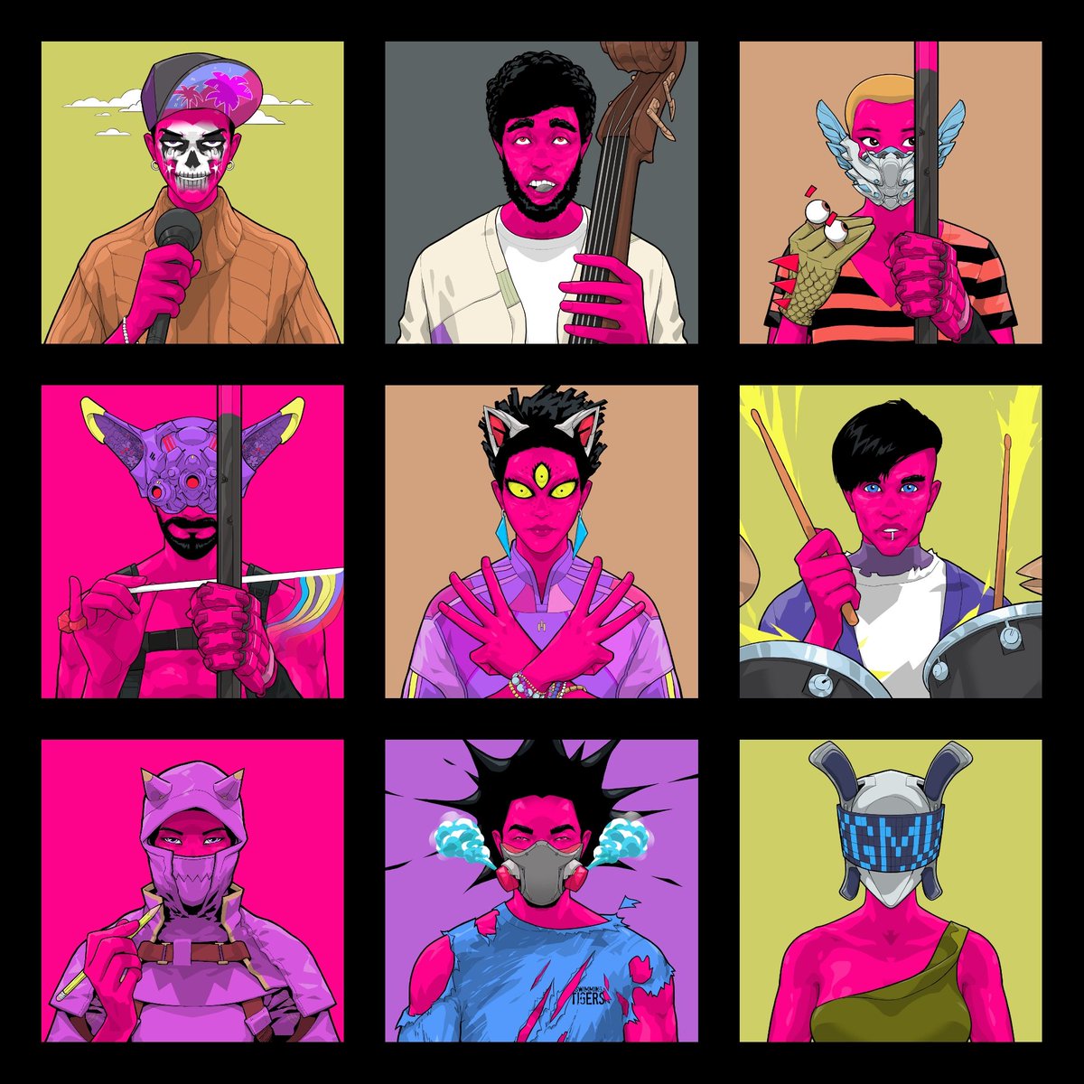 Day 9, and the art on the <a href="/SanSound3/">SAN Sound</a> avatars continues to bang. 

These are not just dormant PFPs, they are the access point to the San ecosystem - a genuine web3 challenger brand to incumbent web2 music platforms and accessories. This tech has a real world, mass market use case.