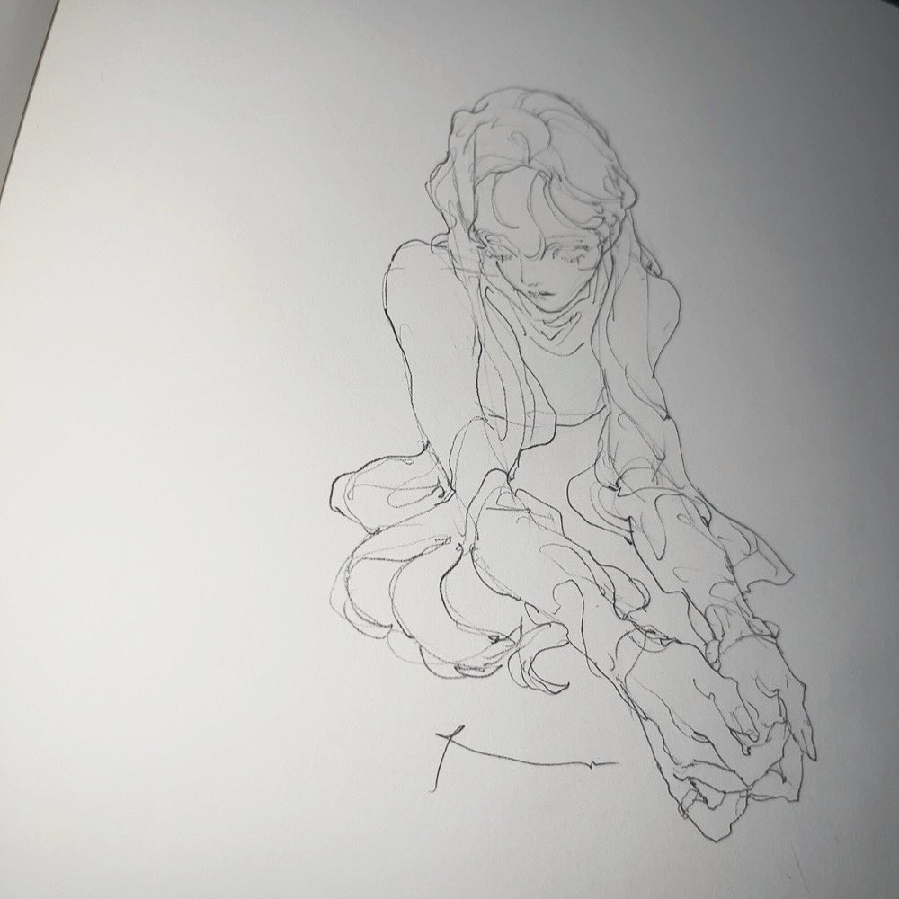 「」|涼のイラスト