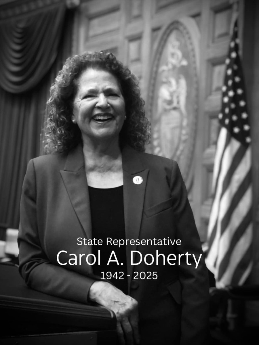 Massachusetts AFL-CIO (@massaflcio) on Twitter photo We mourn the loss of <a href="/repcaroldoherty/">Rep. Carol Doherty</a>. From her time as a teacher and guidance counselor to serving as President of <a href="/massteacher/">Massachusetts Teachers Association</a> and as State Rep, Rep. Doherty always put people first and championed working families. We will miss her compassion, her humor, and her advocacy. We mourn the loss of <a href="/repcaroldoherty/">Rep. Carol Doherty</a>. From her time as a teacher and guidance counselor to serving as President of <a href="/massteacher/">Massachusetts Teachers Association</a> and as State Rep, Rep. Doherty always put people first and championed working families. We will miss her compassion, her humor, and her advocacy.