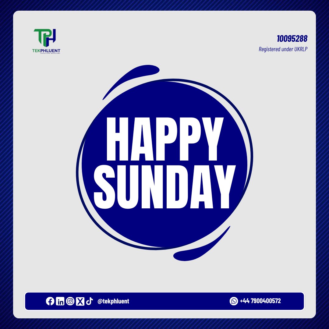 tekphluent's tweet photo. Happy Sunday! β¨ Take time to refresh, reflect, and reset for the new week ahead. Wishing you a day filled with peace, joy, and inspiration! π
#SundayVibes #StayFluent https://t.co/7zg7GuxprY