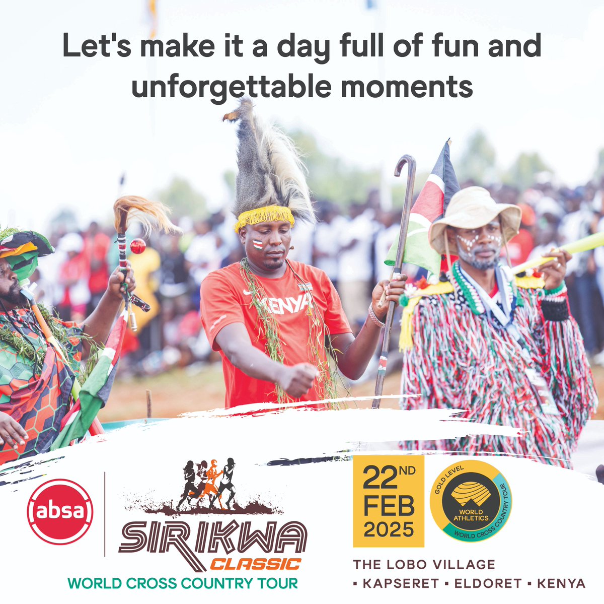 Come out and cheer with us at the Absa Sirikwa Classic on February 22, 2025! It’s all about the excitement, the energy, and having a great time together. Bring your friends, family, and let's make it a day full of fun and unforgettable moments! See you there!
#AbsaSirikwaClassic