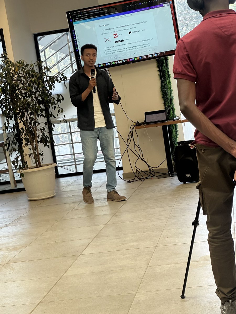 fraolchris's tweet photo. Yesterday was pitch day at #ETHiopia Hackathon! I presented ETHERA, a decentralized content monetization platform designed to empower creators with fair and transparent earnings. Excited for what’s next! @ETHiopia____ @themu_xyz @thesoci3tyorg @JoinbamXyz
#ETHiopiahack #ETHERA https://t.co/AwTmkP9JOb
