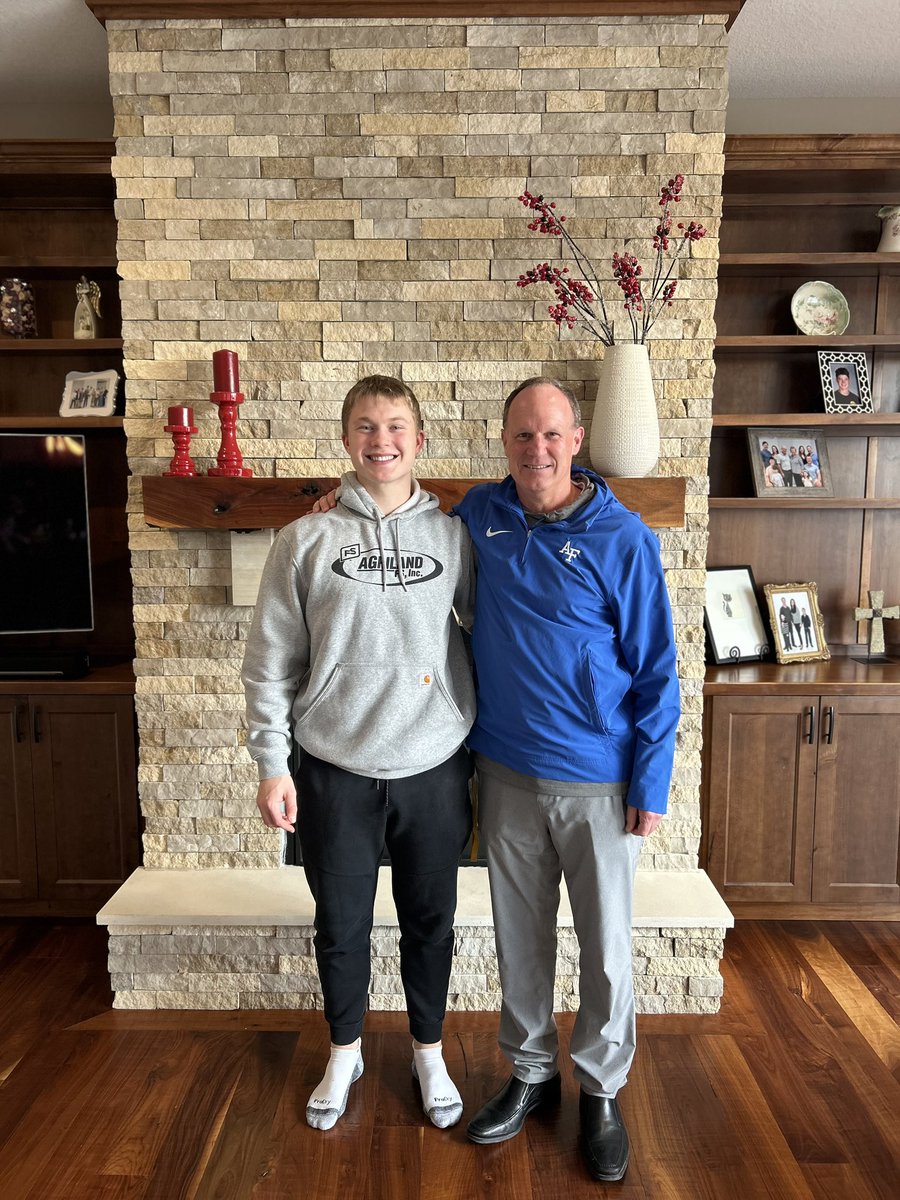 Jacob Doyle c/o25 (@jacobdoyle34) on Twitter photo Thanks <a href="/CoachTCalhoun/">Troy Calhoun</a> for stopping by for a home visit! Had a great time!
<a href="/AF_FBRecruiting/">Air Force Football Recruiting</a> Thanks <a href="/CoachTCalhoun/">Troy Calhoun</a> for stopping by for a home visit! Had a great time!
<a href="/AF_FBRecruiting/">Air Force Football Recruiting</a>