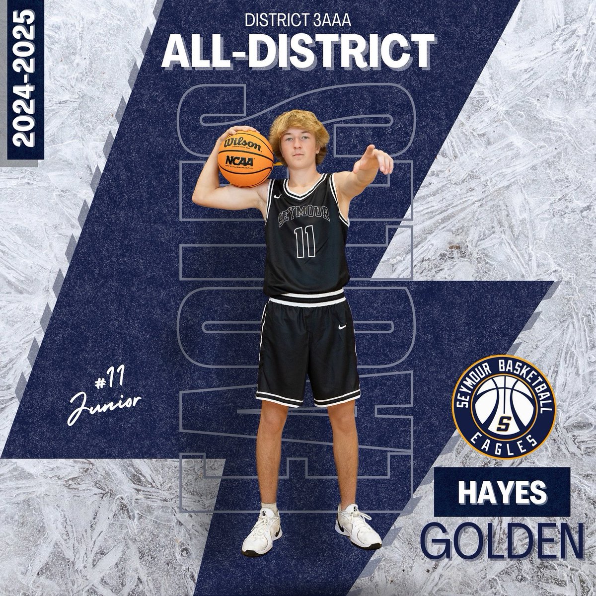 Congratulations to <a href="/HayesGolden11/">Hayes Golden</a> for making the District 3AAA All-District Team! 🏀