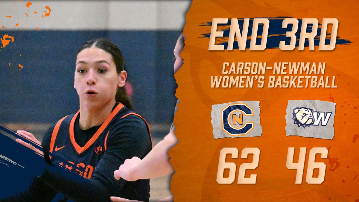 Carson-Newman Athletics (@cn_eagles) on Twitter photo C-N shoots 75 percent from the field in the third. <a href="/cjpen14/">Campbell Penland</a> leads all scorers with 17. She's 5-of-8 from deep.
🦅 @cnwbasketball 62
🐶 <a href="/WingateWBB/">Wingate WBB</a> 46
End 3rd qtr
📻 Mix 105.5
📱 cneagles.com/live
📈 cneagles.com/links/uemilr C-N shoots 75 percent from the field in the third. <a href="/cjpen14/">Campbell Penland</a> leads all scorers with 17. She's 5-of-8 from deep.
🦅 @cnwbasketball 62
🐶 <a href="/WingateWBB/">Wingate WBB</a> 46
End 3rd qtr
📻 Mix 105.5
📱 cneagles.com/live
📈 cneagles.com/links/uemilr