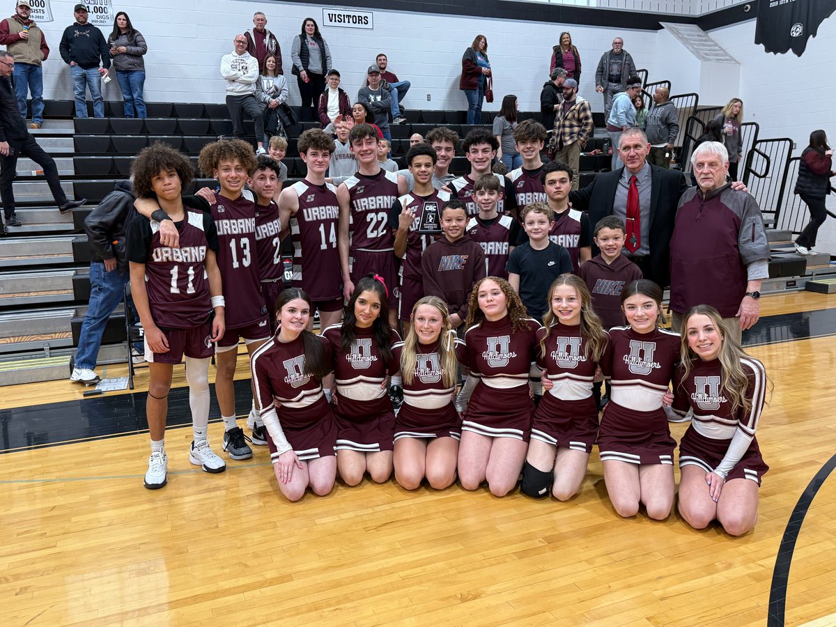 Congratulations to Urbana for winning the CBC 8th grade boys basketball tournament. They defeated Jonathan Alder 42-23 and finished the season with a 16-3 record. <a href="/UrbanaJHSports/">Urbana JH Sports</a>
