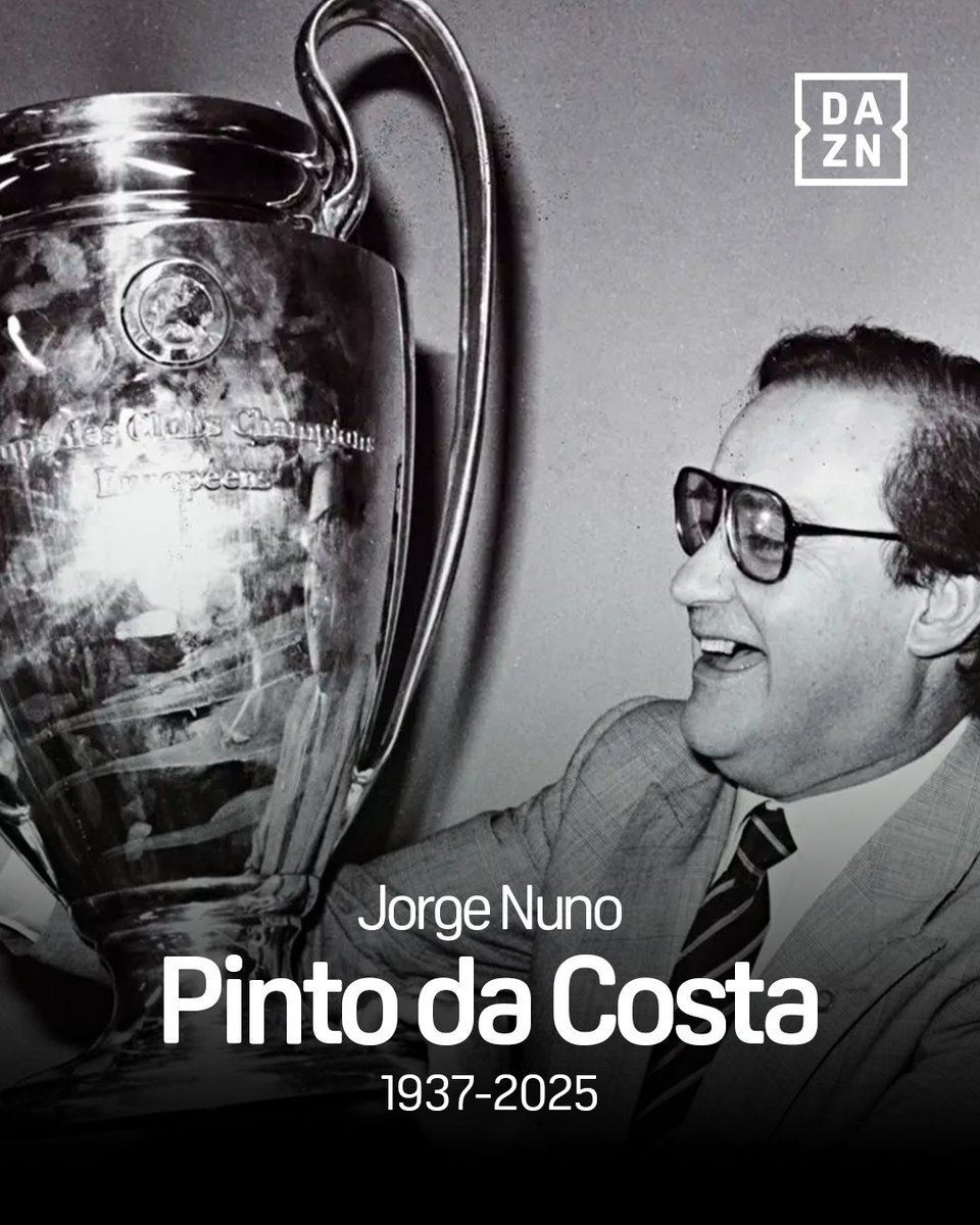 Morreu Pinto da Costa. Que descanse em paz 🤍