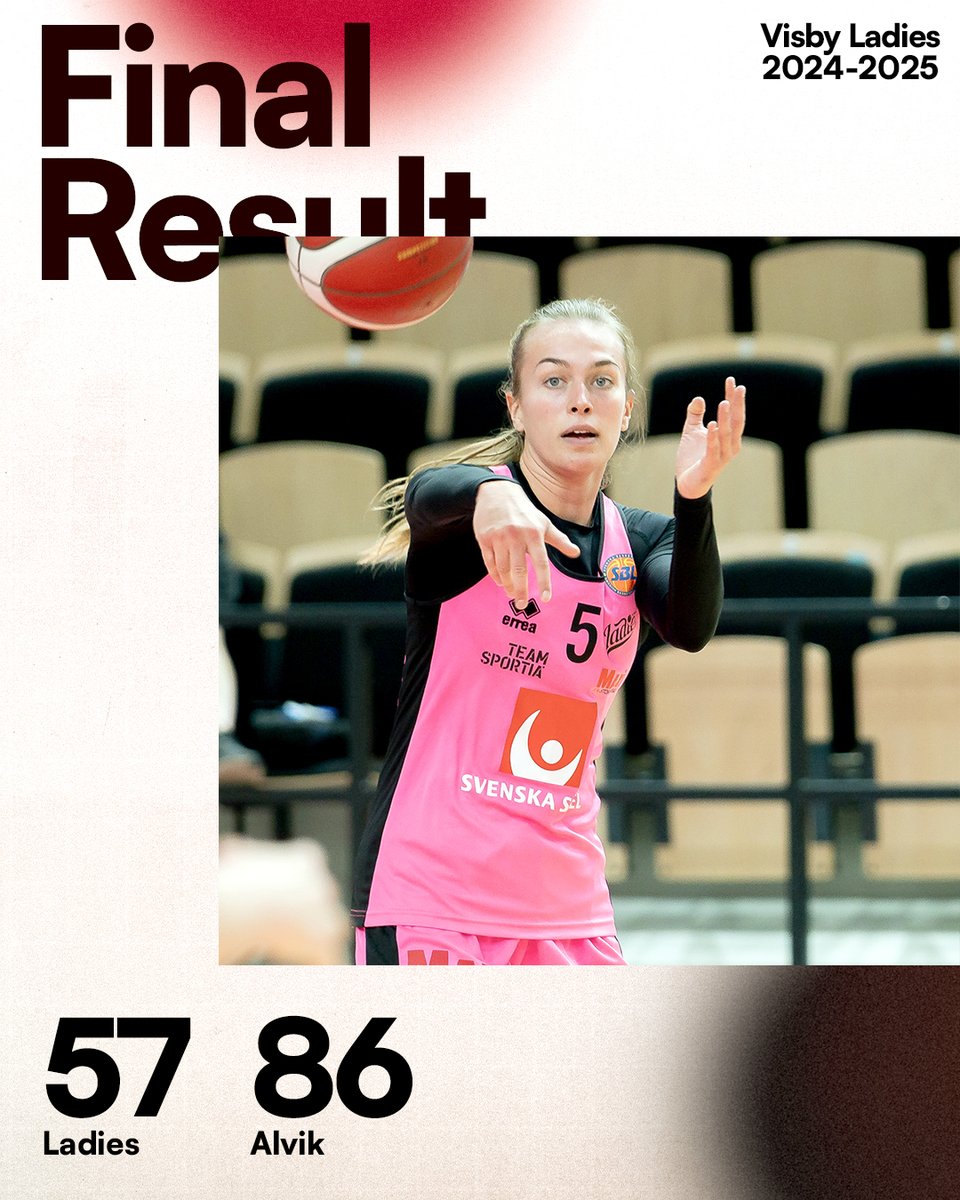 ❌ Ladies står för en på många sätt bra första halvlek, men kan inte matcha Alviks offensiv i andra halvlek. Bara att ta nya tag.

Poängbäst blev Alma Larsson med 16. 🌟