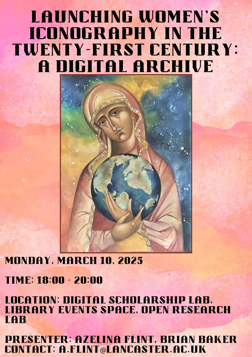 Dont_forget_May's tweet image. Contemporary Women Icons @IAALancaster is delighted to announce the launch of the first ever digital archive of women’s iconography at @LancasterUniLib with @SciFiBaker in association with @lancaster_words @LancasterFASS on 10 March for International Women’s Day @ 6 pm.
