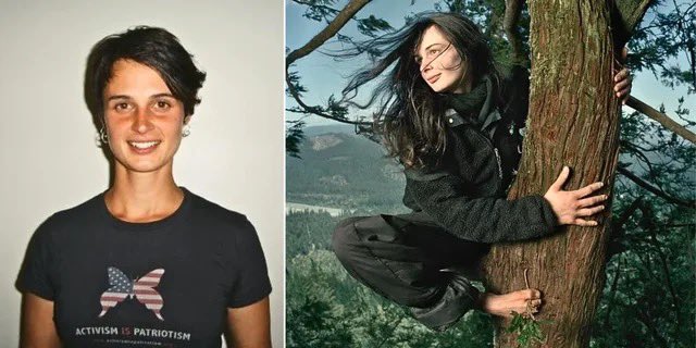 historyinmemes's tweet photo. In the late 1990s, Julia Hill climbed a 200-foot, approximately 1000-year-old Californian redwood tree &amp; didn’t come down for another 738 days. She ultimately reached an agreement with Pacific Lumber Company to spare the tree &amp; a 200-foot buffer zone surrounding the tree. https://t.co/SEti6SPHpM