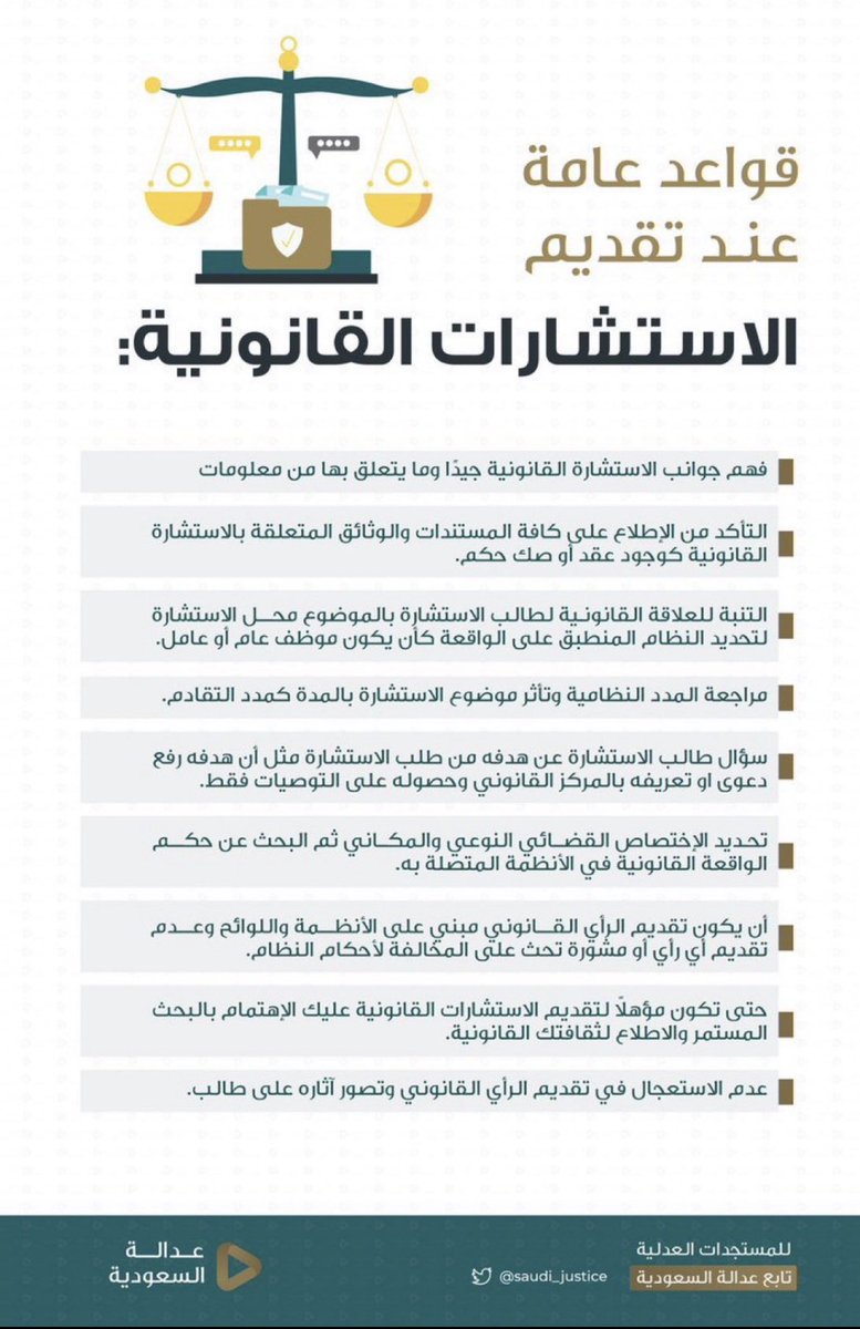 يهم المحامين والمحاميات 

مجموعة من القواعد التي تساعدكم عند تقديم الاستشارات القانونية.