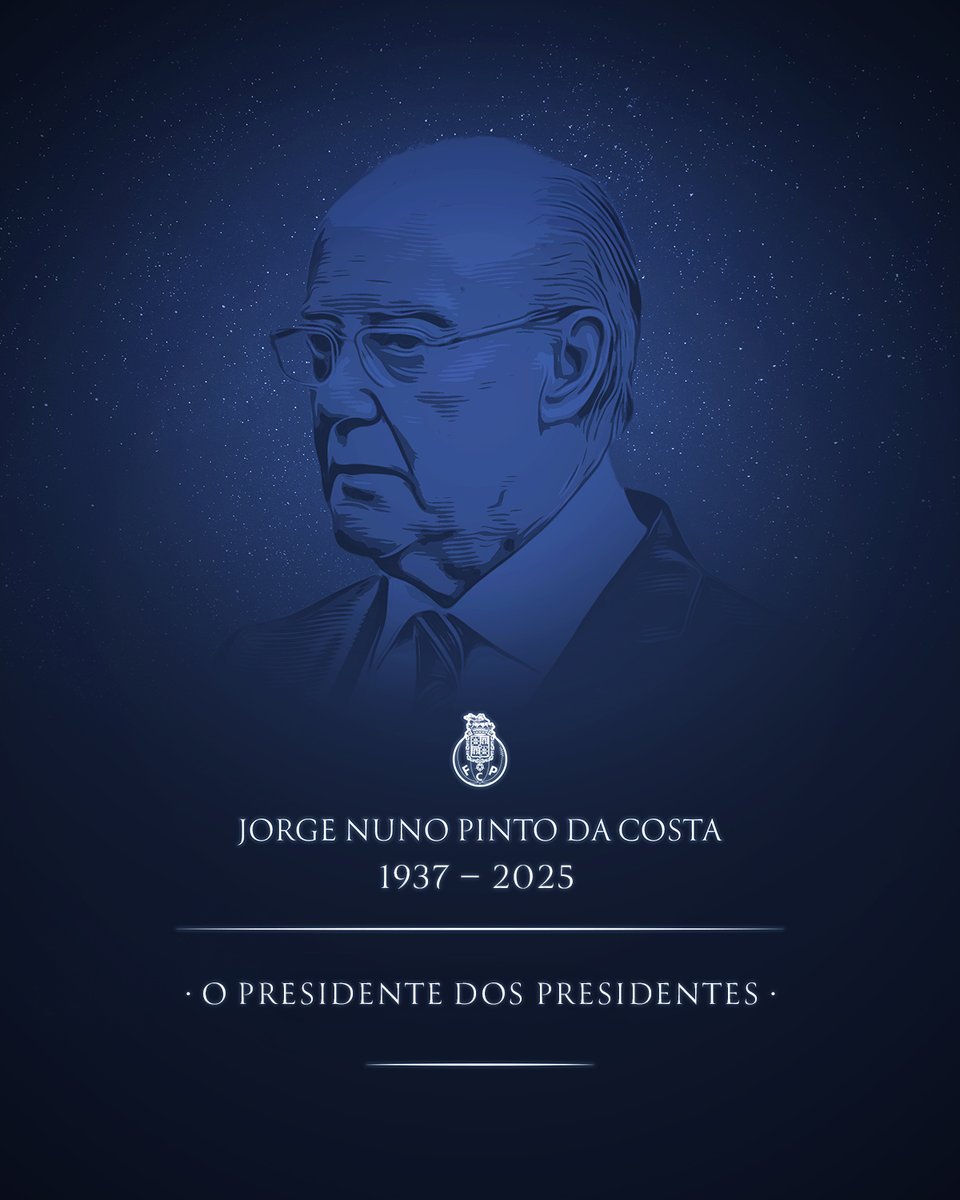 Uma inspiração eterna. Um legado Imortal.

Até sempre, Presidente dos Presidentes 💙