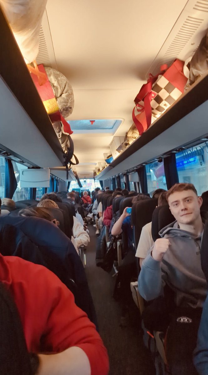 RGSHW Junior ski trip heading for Austria earlier today. Latest update from the team. Safely aboard the ferry and heading to France. #roadtrip #adventure #RGSHWlife #alpinedreaming