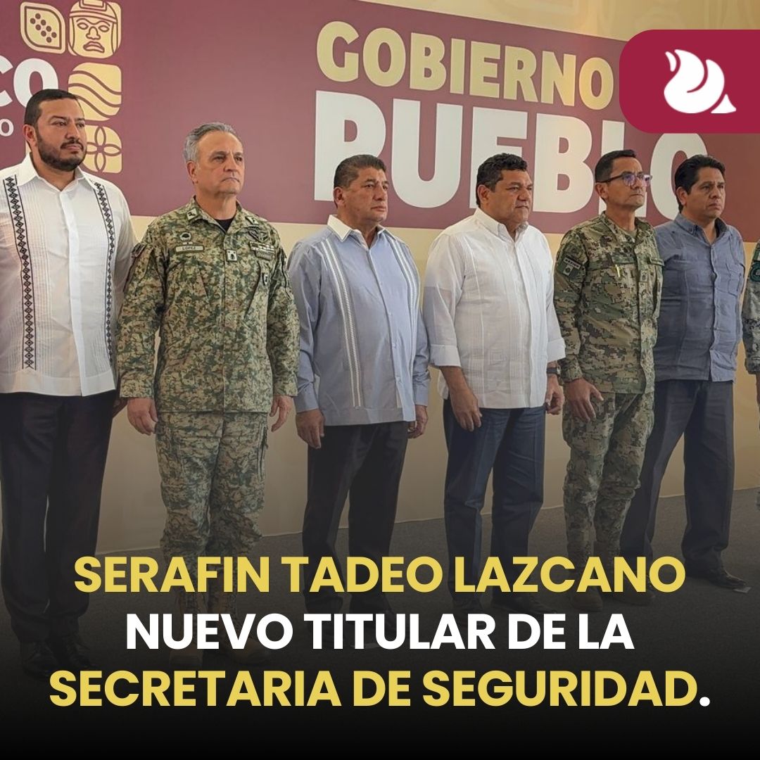 TVTenlinea's tweet photo. #ConferenciadePrensa 🔴 El gobernador @TabascoJavier anunció que Serafín Tadeo Lazcano asumirá como nuevo titular de @SSPCTabasco y Jesús Amaya Guerrero como comisionado de la Policía del estado. https://t.co/zWgZkCkZdC