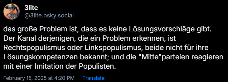 3lite's tweet photo. @ThomasWalach Komplett lost alle.
#Dosko wäre für uns besser gewesen als #Babler. There. I said it. https://t.co/RyGHGteqEV
