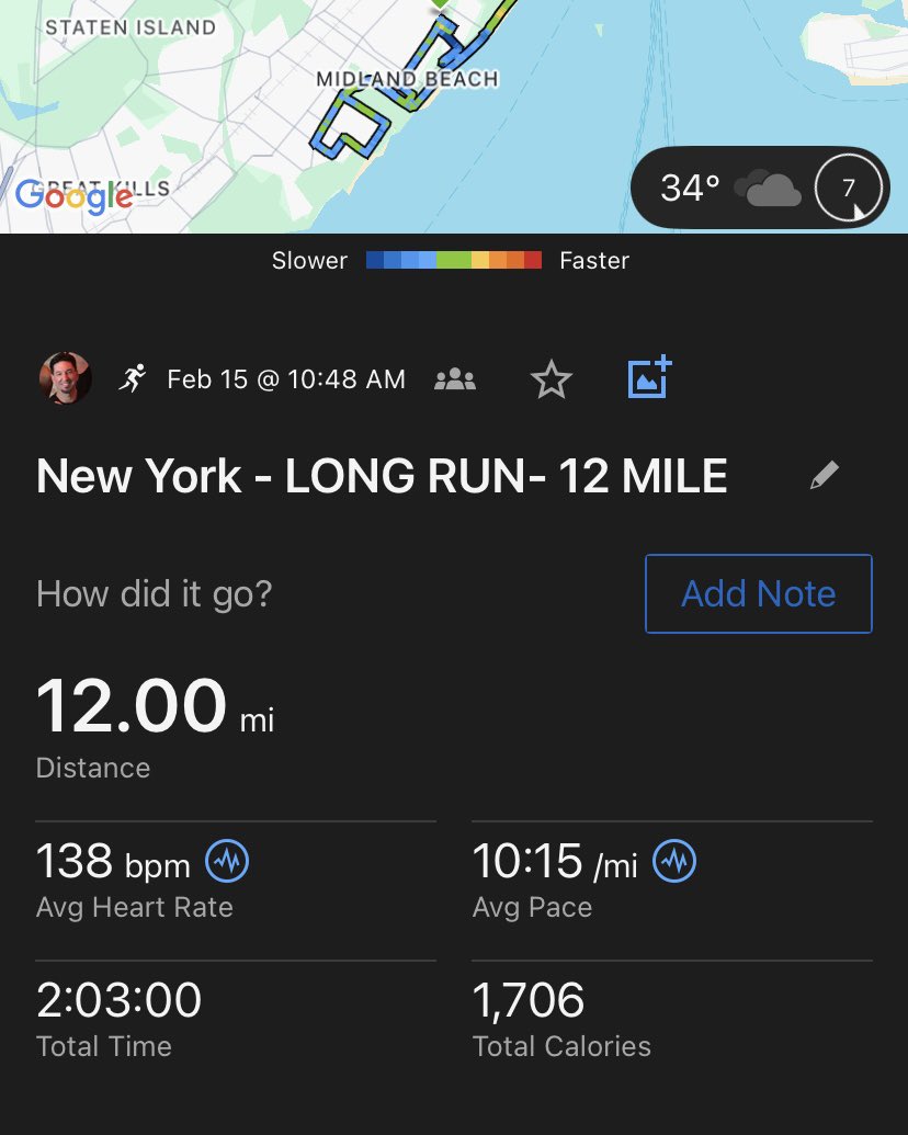 bergek55's tweet photo. That’s a wrap. Last long run before next weeks @RunRocknRoll Vegas Half Marathon. A few more runs left before the race. I’m hoping this storm doesn’t develop into anything major. @higdonmarathon @RunWithHal https://t.co/IRfZ29bKlC