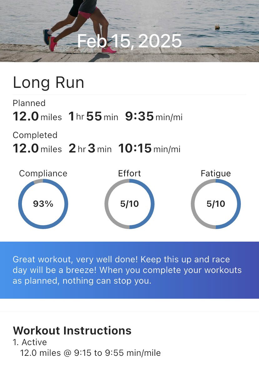bergek55's tweet photo. That’s a wrap. Last long run before next weeks @RunRocknRoll Vegas Half Marathon. A few more runs left before the race. I’m hoping this storm doesn’t develop into anything major. @higdonmarathon @RunWithHal https://t.co/IRfZ29bKlC