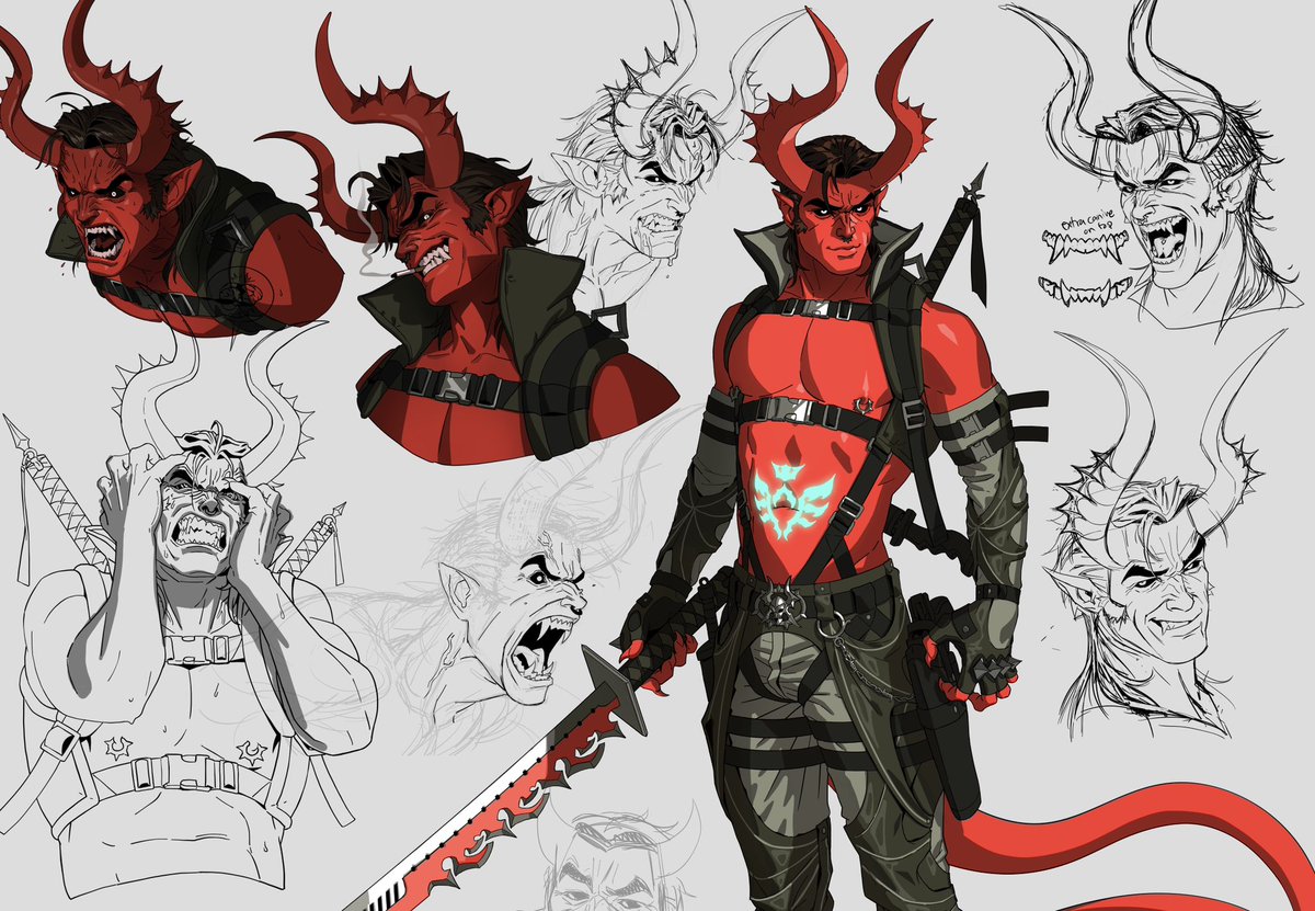 sweetlychii's tweet image. Wip of this dude I guess
