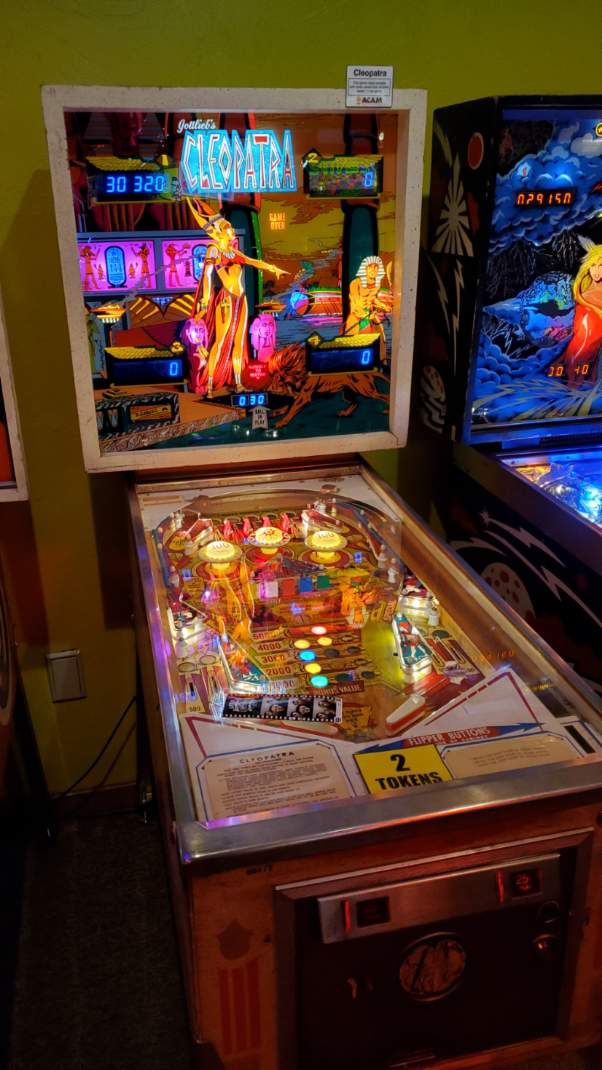 Another NEW pin to the floor! Welcome 1977's Cleopatra pinball from Gottlieb! This acquisition was made possible through our fundraising, and the rebuild was also a big team effort! Come check it out soon! 
#nonprofit #arcade #museum #retrogaming #pinball #pinballrestoration