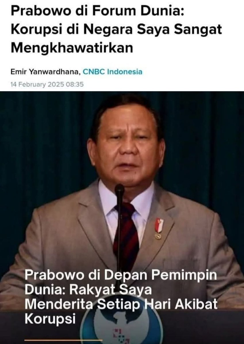 Setelah #NOviralNOjustice 
muncul #KaburAjaDulu
Tagar yang Meresahkan bagi PENGUASA dan Kenyataan PAHIT Bagi Anak Bangsa yg hampir separuh APBN tanah kelahirannya menguap karena KORUPSI. 
Presiden RI ke 8 sndiri saja curhat apalagi Generasi yg paham daya rusak Pinokio Jawa.