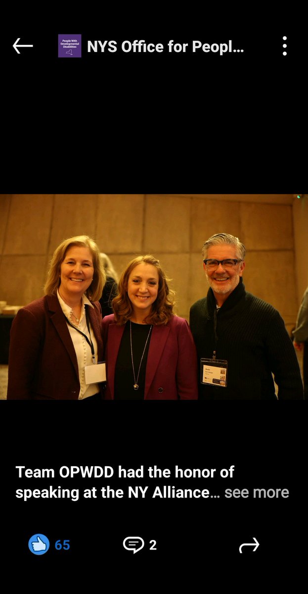 In Albany this week for our annual joint state budget briefing  w/ <a href="/NewYorkAlliance/">New York Alliance for Inclusion and Innovation</a> <a href="/thearcny/">The Arc New York</a>.  It was great to find out more on the <a href="/NYSOPWDD/">OPWDD</a> budget from Commissioner Baer.  Together we're working to improve the lives of people w/ IDD in NYS!