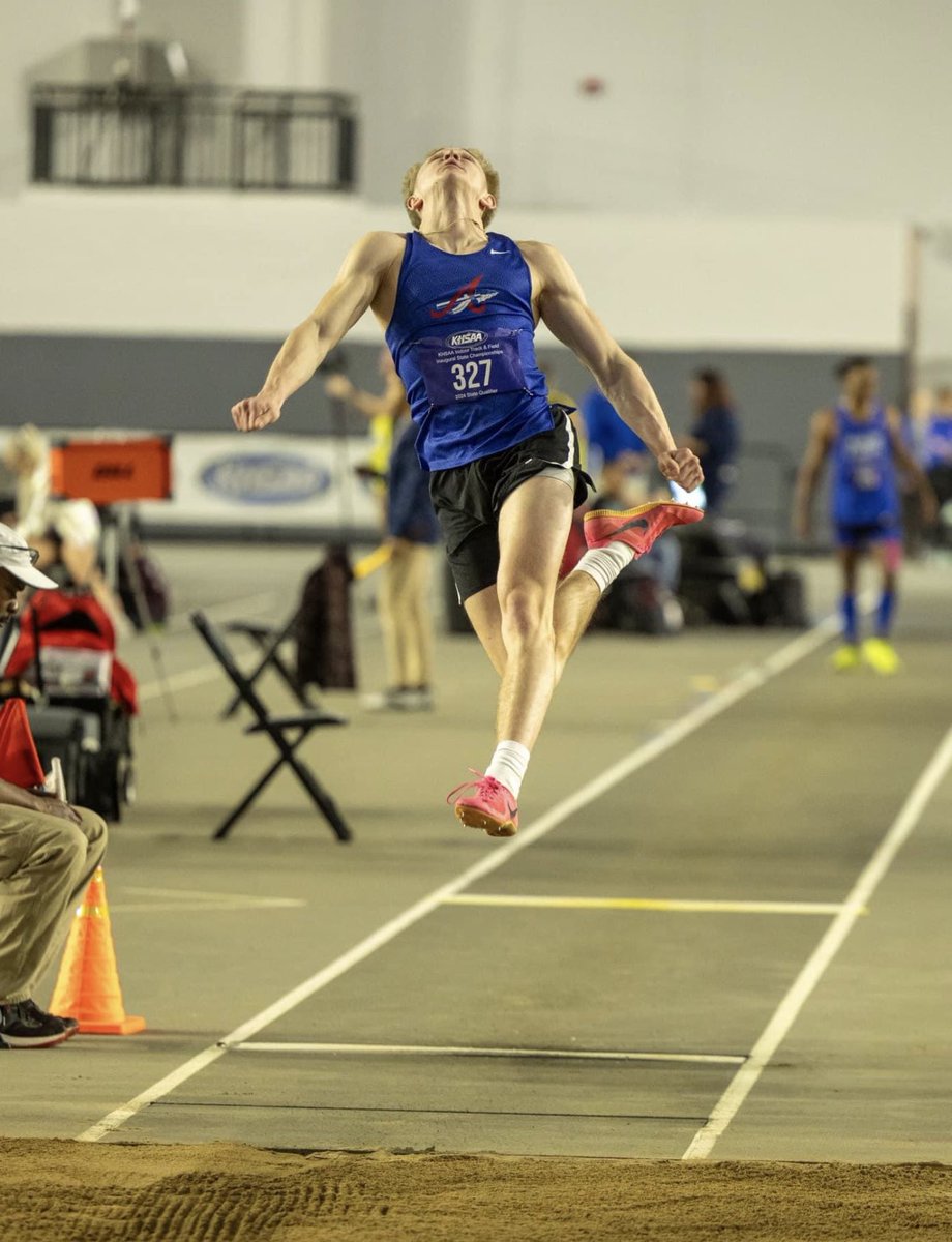4.4 40 yard dash 
41 inch vertical 
Top 100 in the nation in long jump
