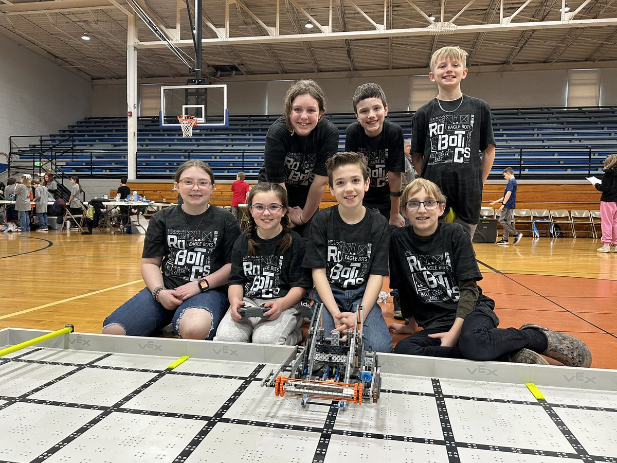 Mill Creek East Elementary (@mce_easteagles) on Twitter photo A big congratulations to the Eagle Bots! Overall, they finished in 4th place! Special recognition goes to team 22255A for being theĀ onlyĀ team in the entire competition to code their robot to drive autonomouslyāwhat an incredible achievement! <a href="/MillCreekSupt/">Jim Diagostino</a> <a href="/StaceyMonnett/">Stacey Monnett</a> #ssBO A big congratulations to the Eagle Bots! Overall, they finished in 4th place! Special recognition goes to team 22255A for being theĀ onlyĀ team in the entire competition to code their robot to drive autonomouslyāwhat an incredible achievement! <a href="/MillCreekSupt/">Jim Diagostino</a> <a href="/StaceyMonnett/">Stacey Monnett</a> #ssBO